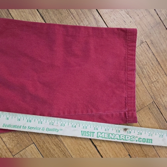 LRL Lauren  Jeans Co Womens 10 Red 100% Cotton Capri Preppy Casual chino - Picture 11 of 11